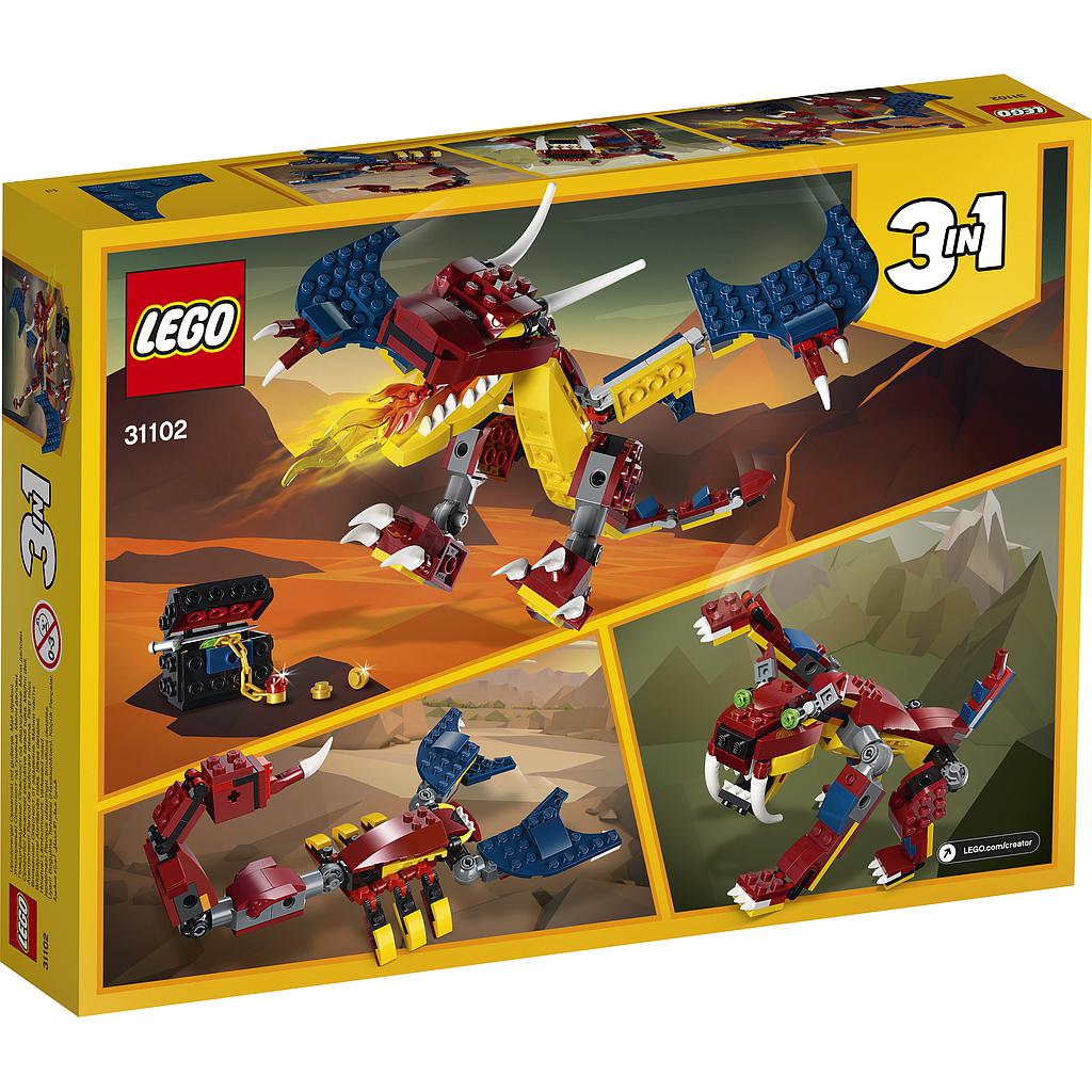 LEGO Creator Tuledraakon