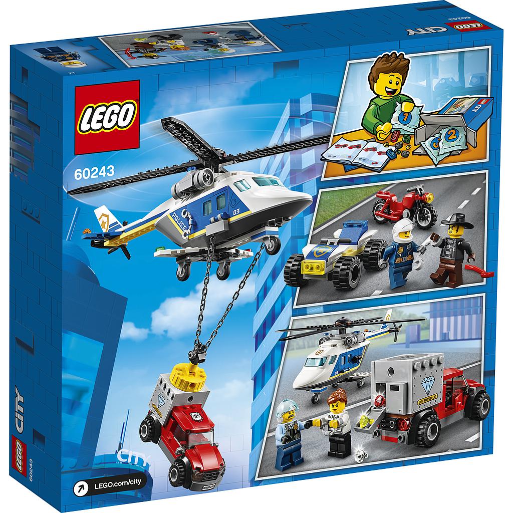 LEGO City Tagaajamine politseikopteril