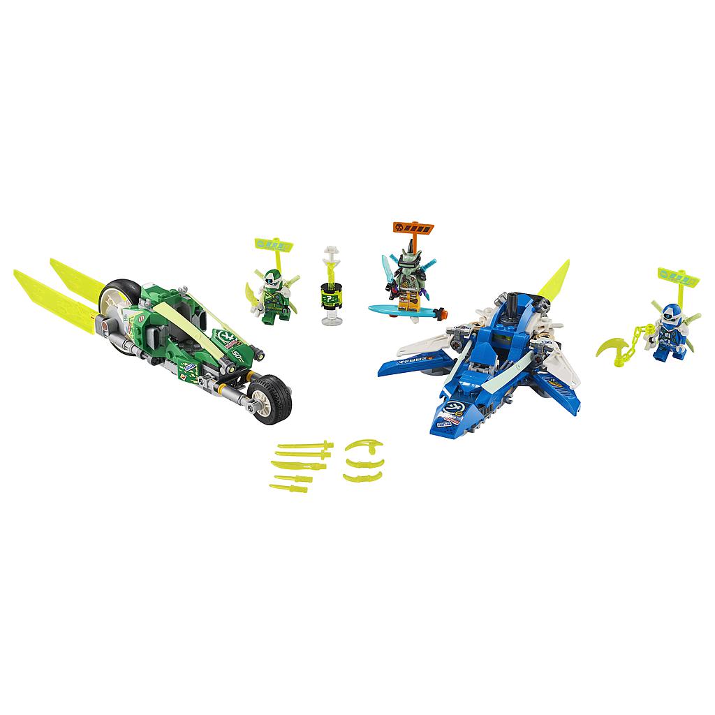 LEGO Ninjago Jay ja Lloydi võidusõidumasinad 71709