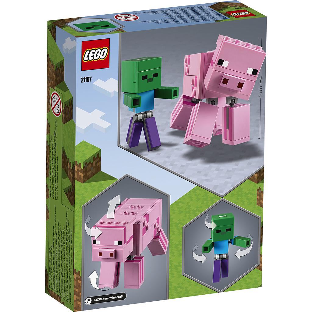 LEGO Minecraft BigFig Põssa Zombibeebiga