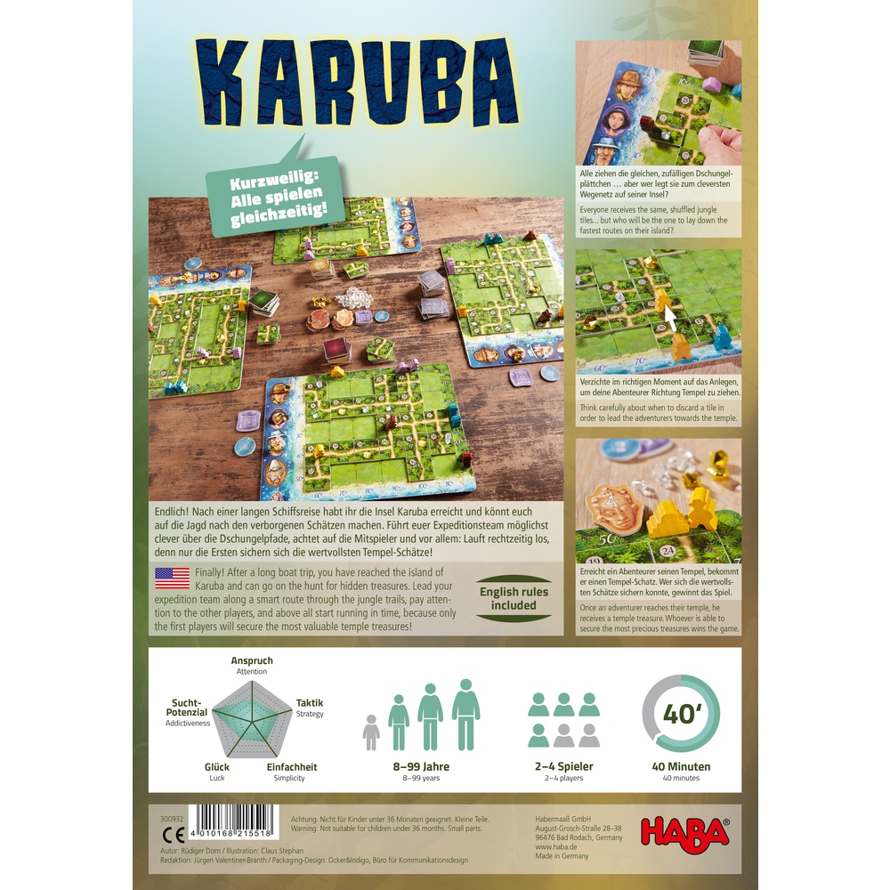 HABA lauamäng Karuba