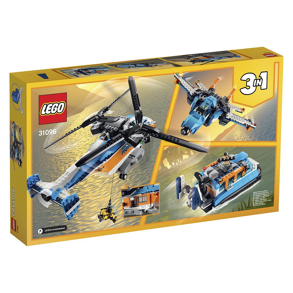LEGO Creator Kahe tiivikuga helikopter