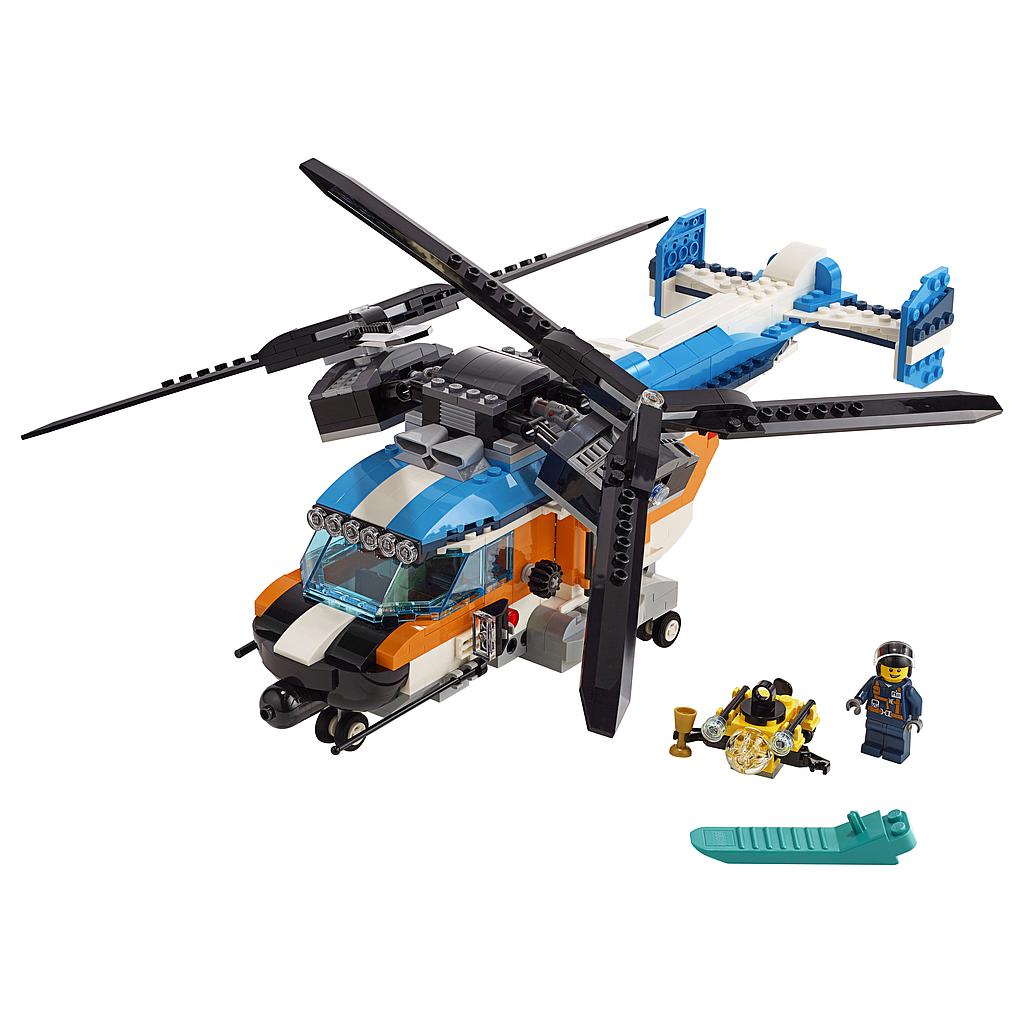 LEGO Creator Kahe tiivikuga helikopter