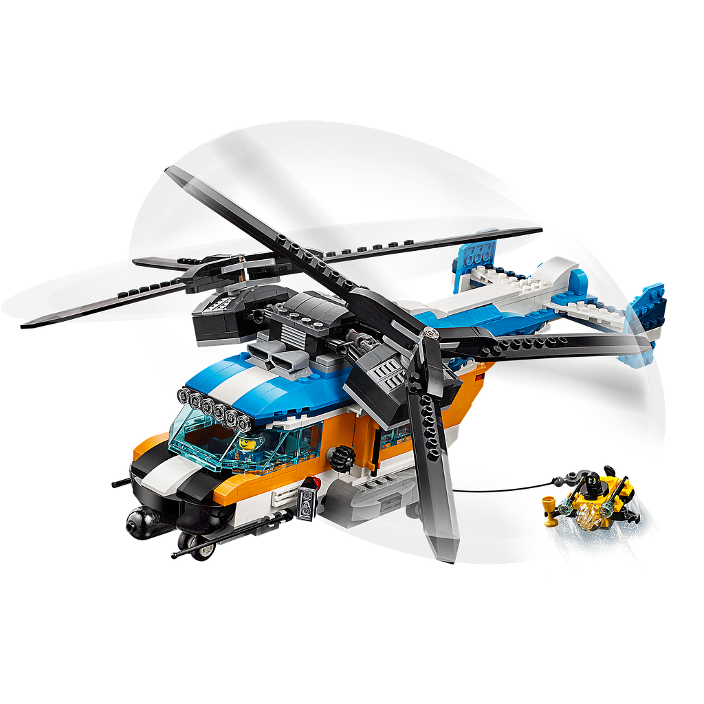 LEGO Creator Kahe tiivikuga helikopter