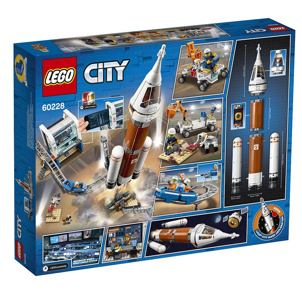 LEGO City Süvakosmoserakett ja juhtimiskeskus