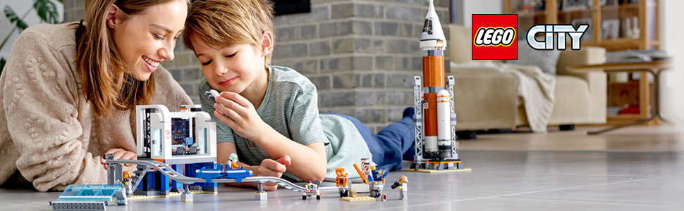 LEGO City Süvakosmoserakett ja juhtimiskeskus