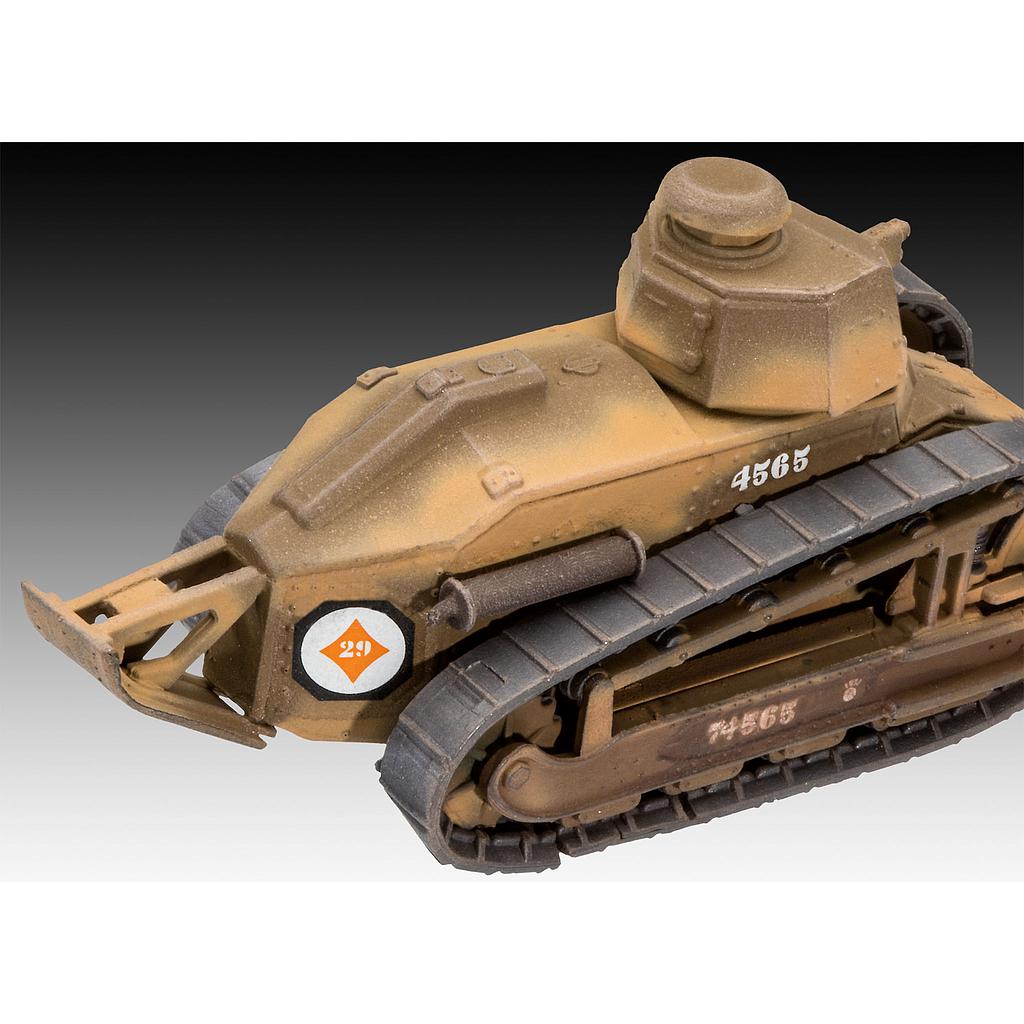 Revell liimitav mudel Char. B.1 bis & Renault FT.17 1:76