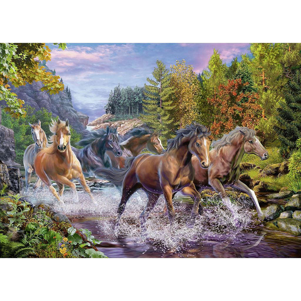 Ravensburger pusle 100 tk Kappavad hobused