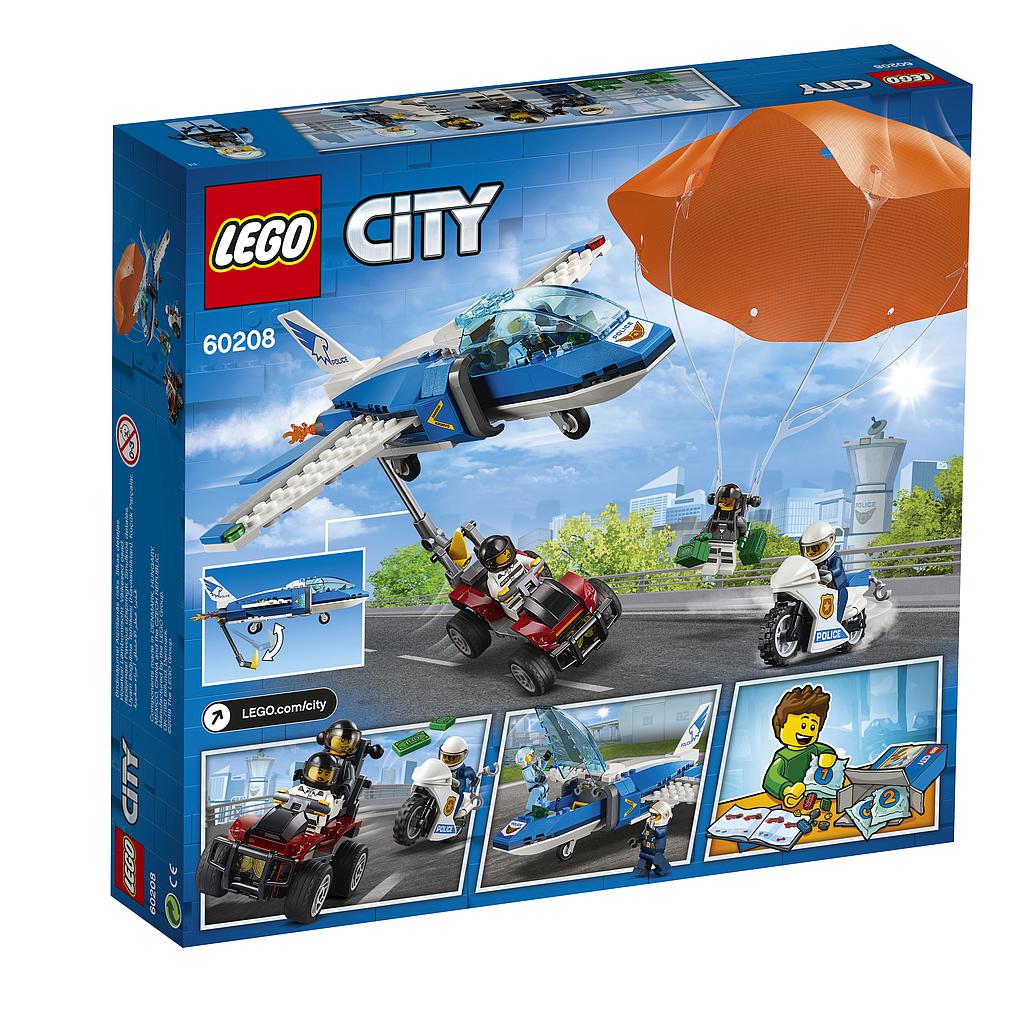 LEGO City Kinnipidamine õhupolitsei langevarjuga
