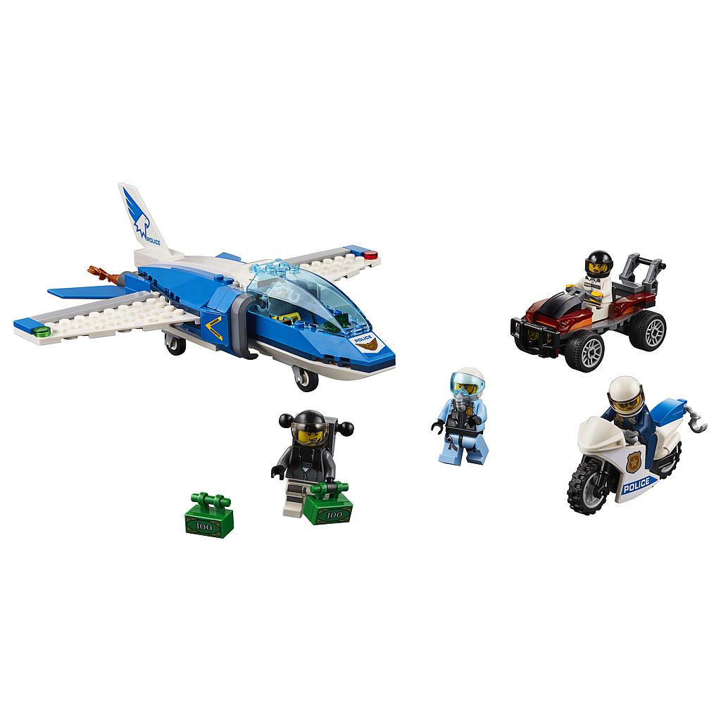 LEGO City Kinnipidamine õhupolitsei langevarjuga