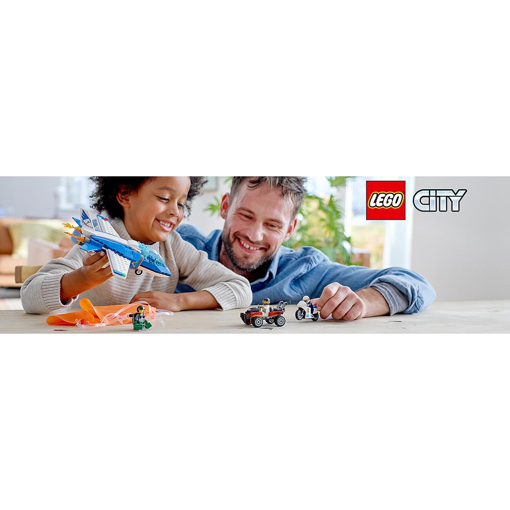 LEGO City Kinnipidamine õhupolitsei langevarjuga