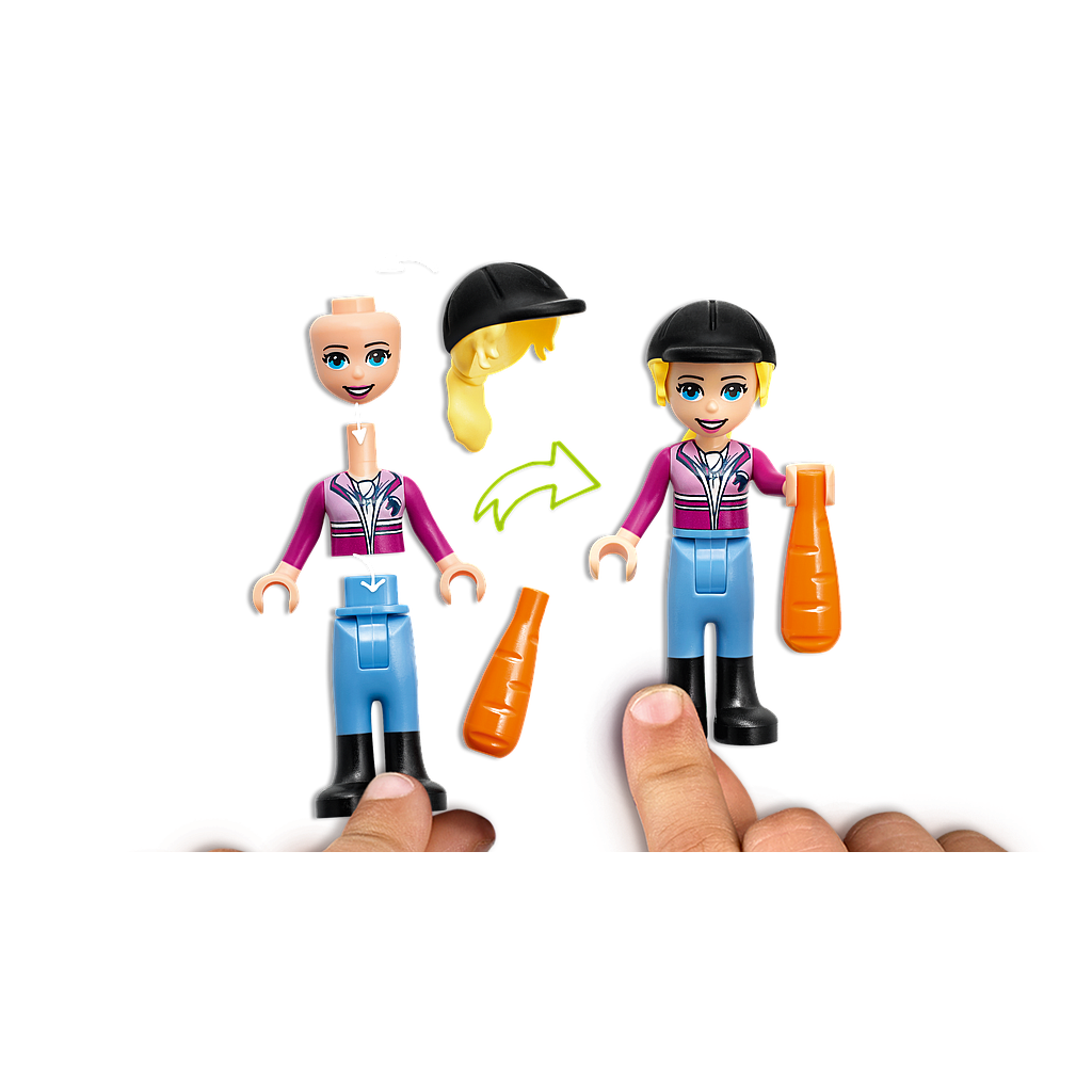 LEGO Friends Stephanie ratsutamisareen