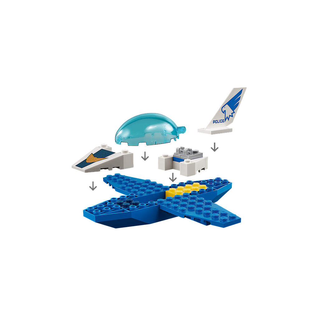 LEGO City Õhupolitsei reaktiivpatrull 60206