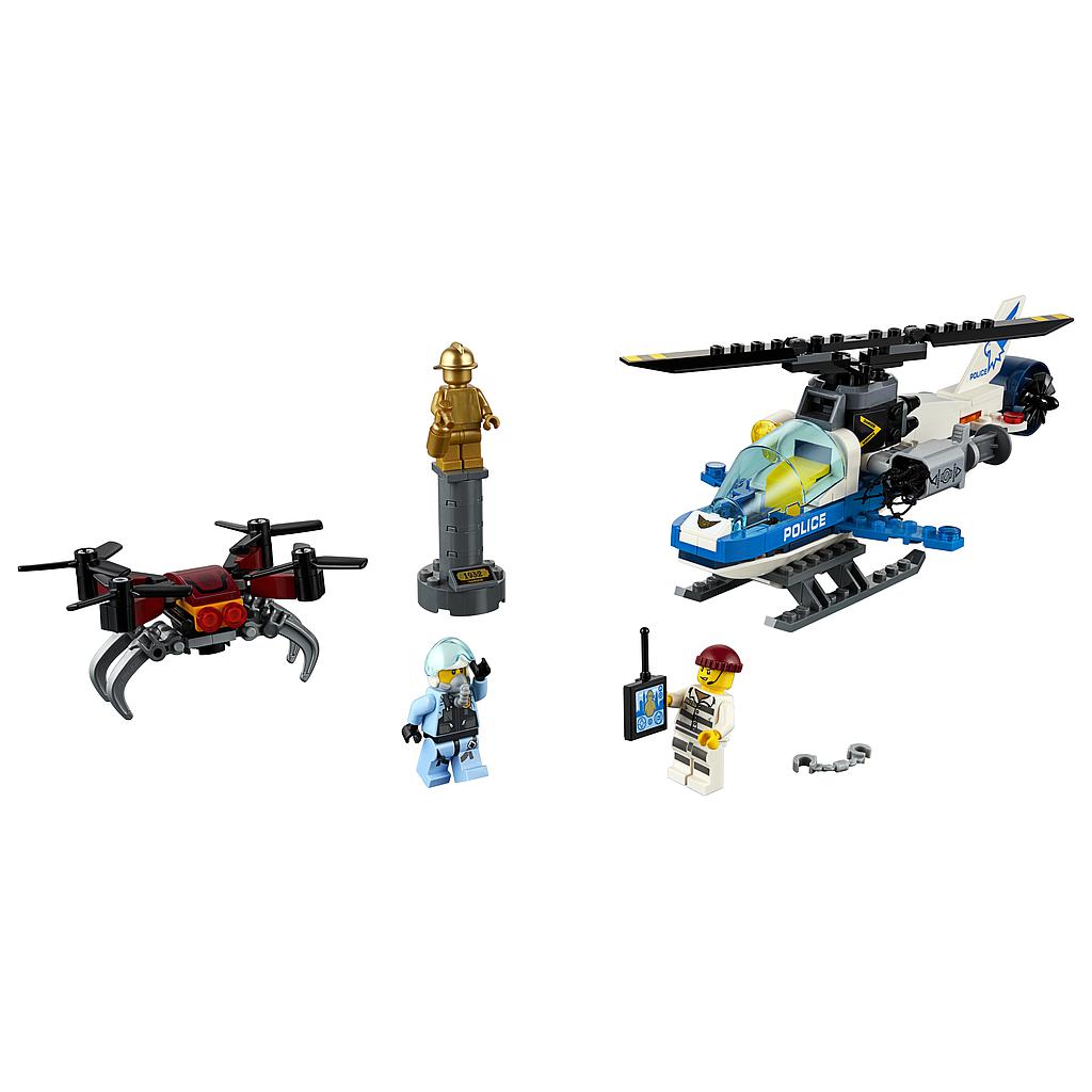 LEGO City Tagaajamine õhupolitsei droonidega 60207