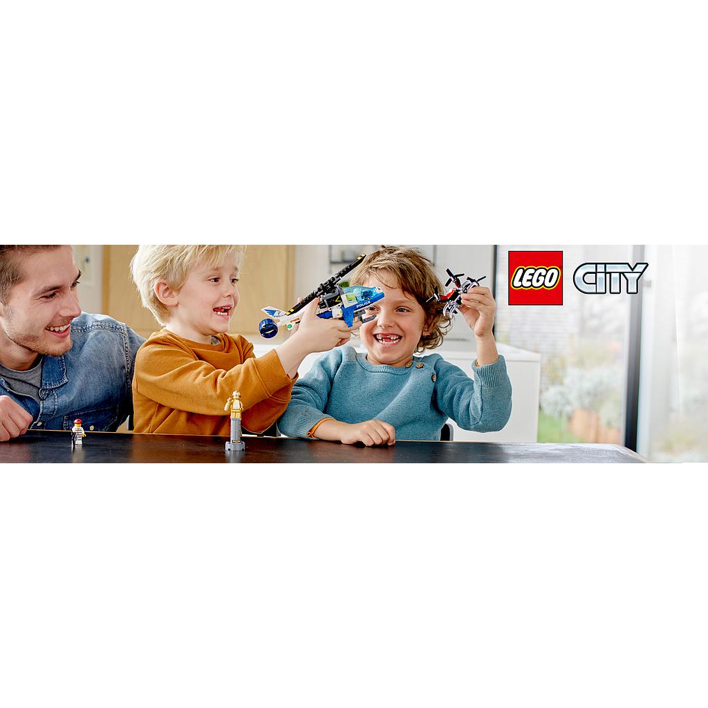 LEGO City Tagaajamine õhupolitsei droonidega 60207