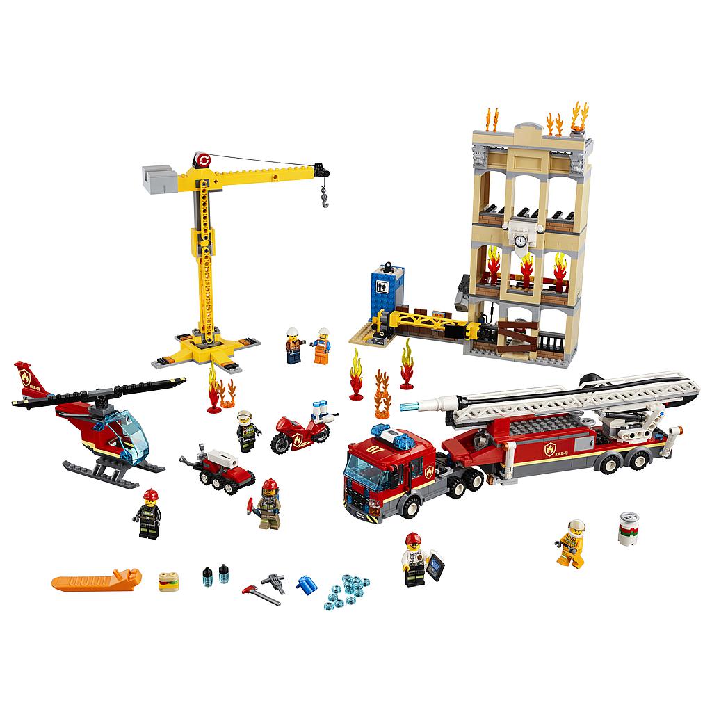 LEGO City Kesklinna tuletõrjebrigaad 60216