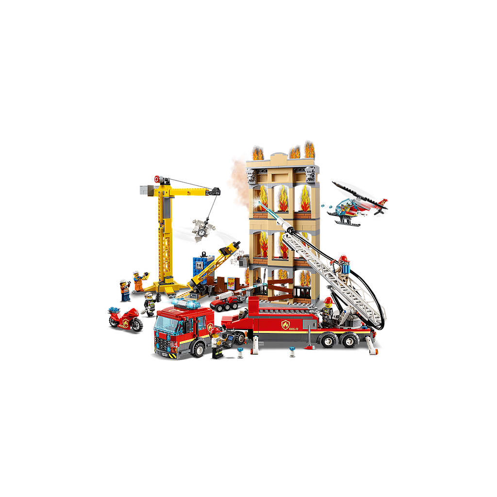 LEGO City Kesklinna tuletõrjebrigaad 60216