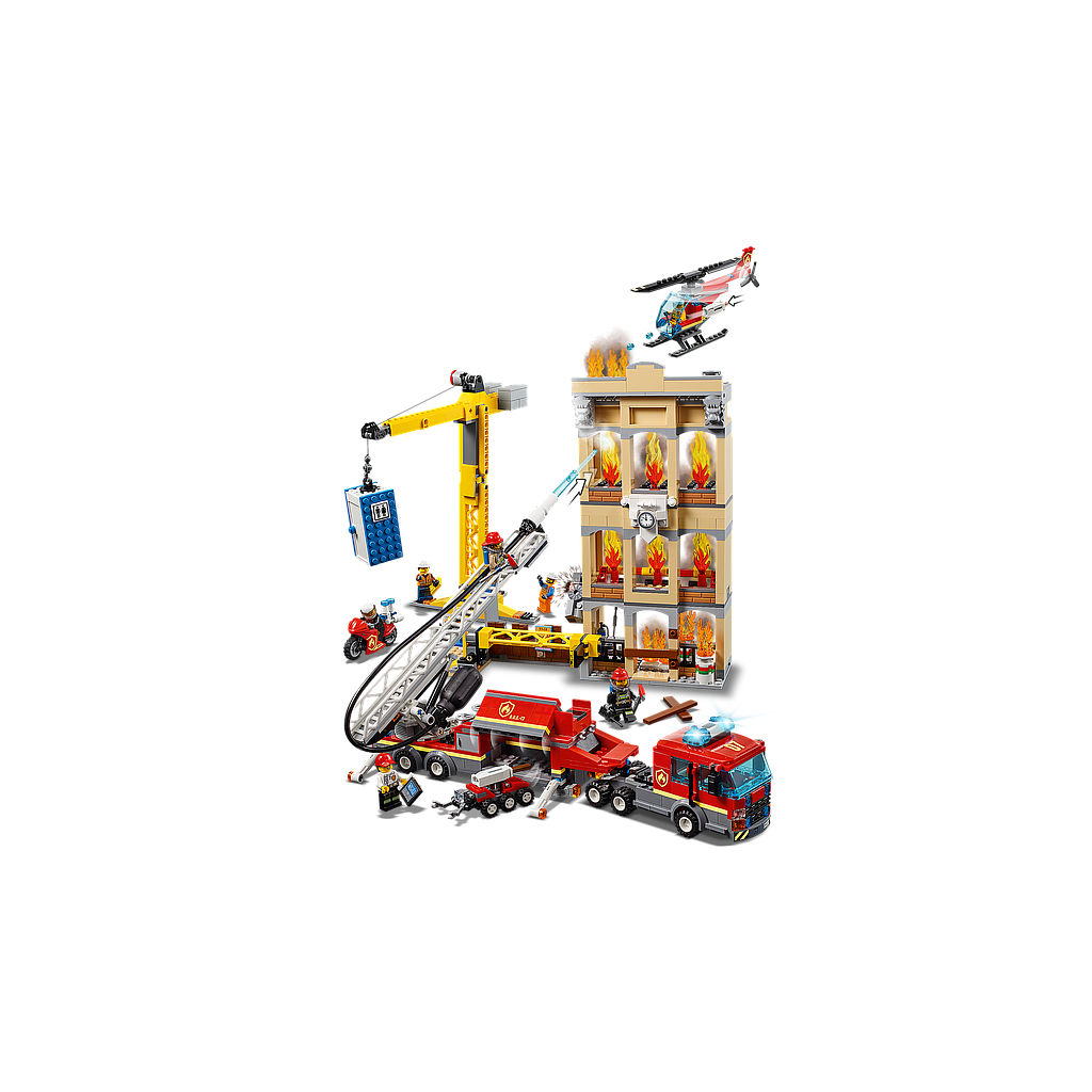 LEGO City Kesklinna tuletõrjebrigaad 60216