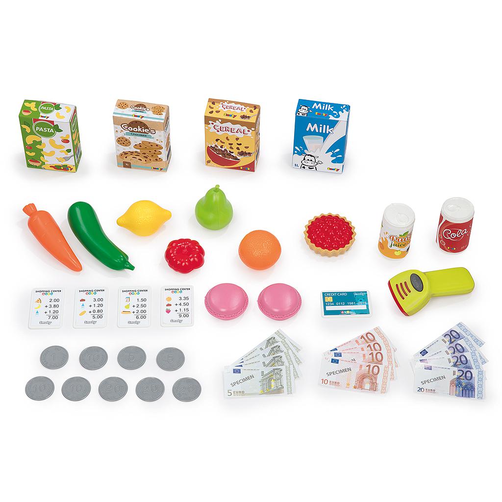 Smoby elektrooniline supermarket ostukäruga