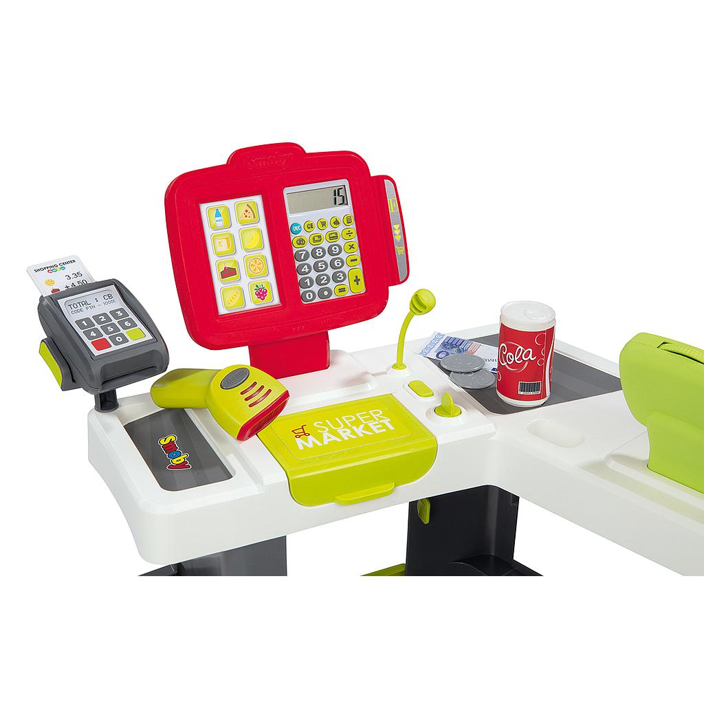 Smoby elektrooniline supermarket ostukäruga