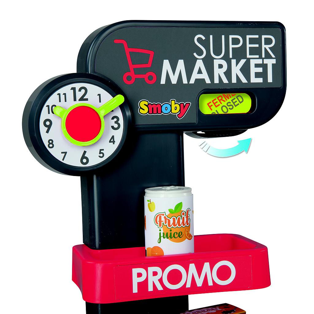 Smoby elektrooniline supermarket ostukäruga