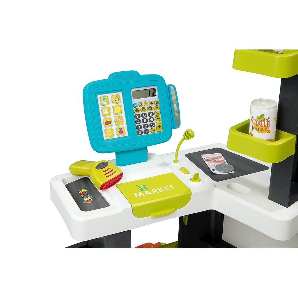 Smoby elektrooniline supermarket ostukäruga