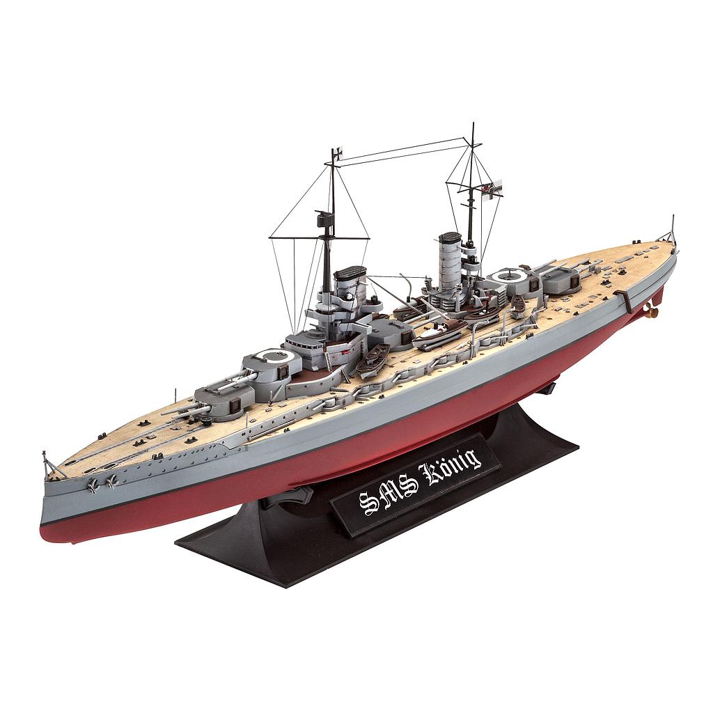 Revell WWI Battleship SMS KÖNIG 1:700