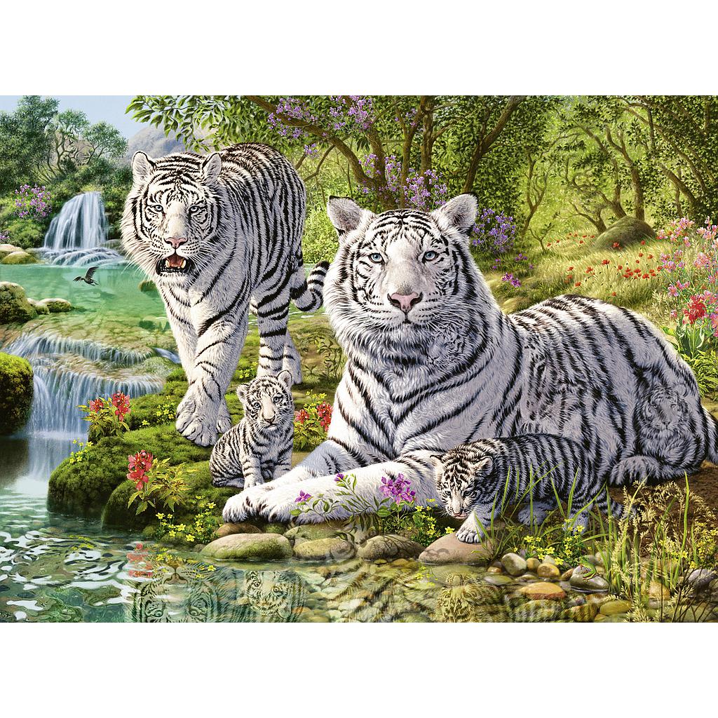Ravensburger pusle 500 tk Valge tiigri perekond