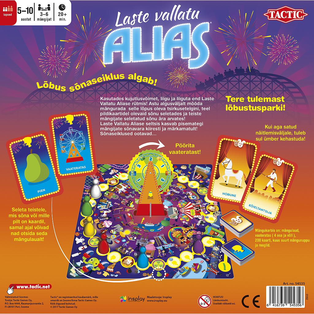 Tactic lauamäng Laste Vallatu Alias