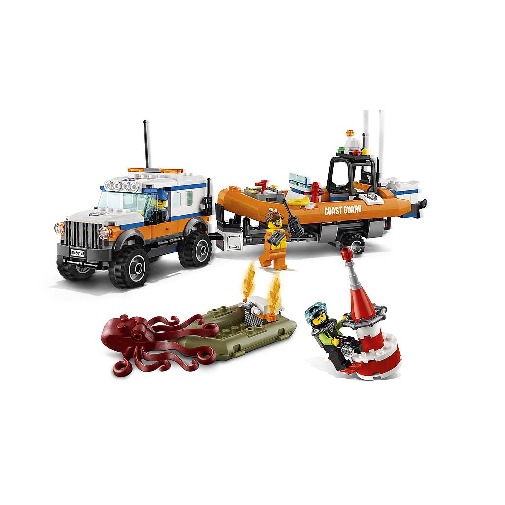 LEGO City Nelikveoga päästeauto