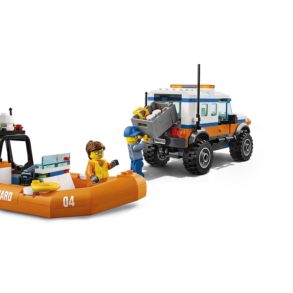 LEGO City Nelikveoga päästeauto