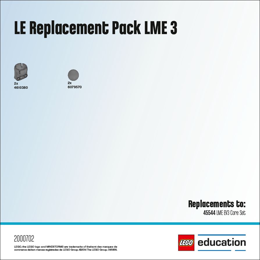 LEGO Education Varuosade komplekt 3