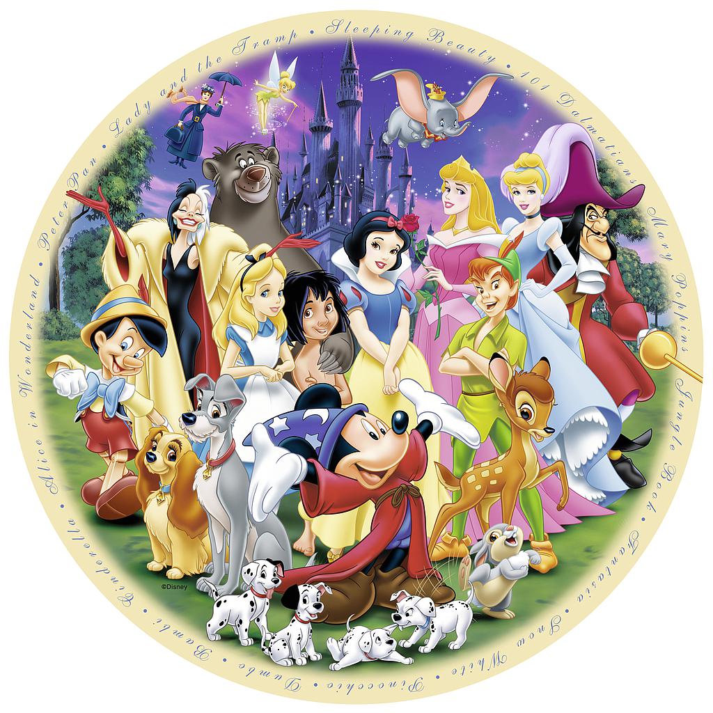 Ravensburger pusle 1000 tk Disney maailm