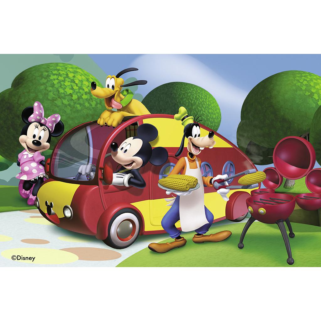 Ravensburger klotsipusle 6 tk  Miki Hiire klubi