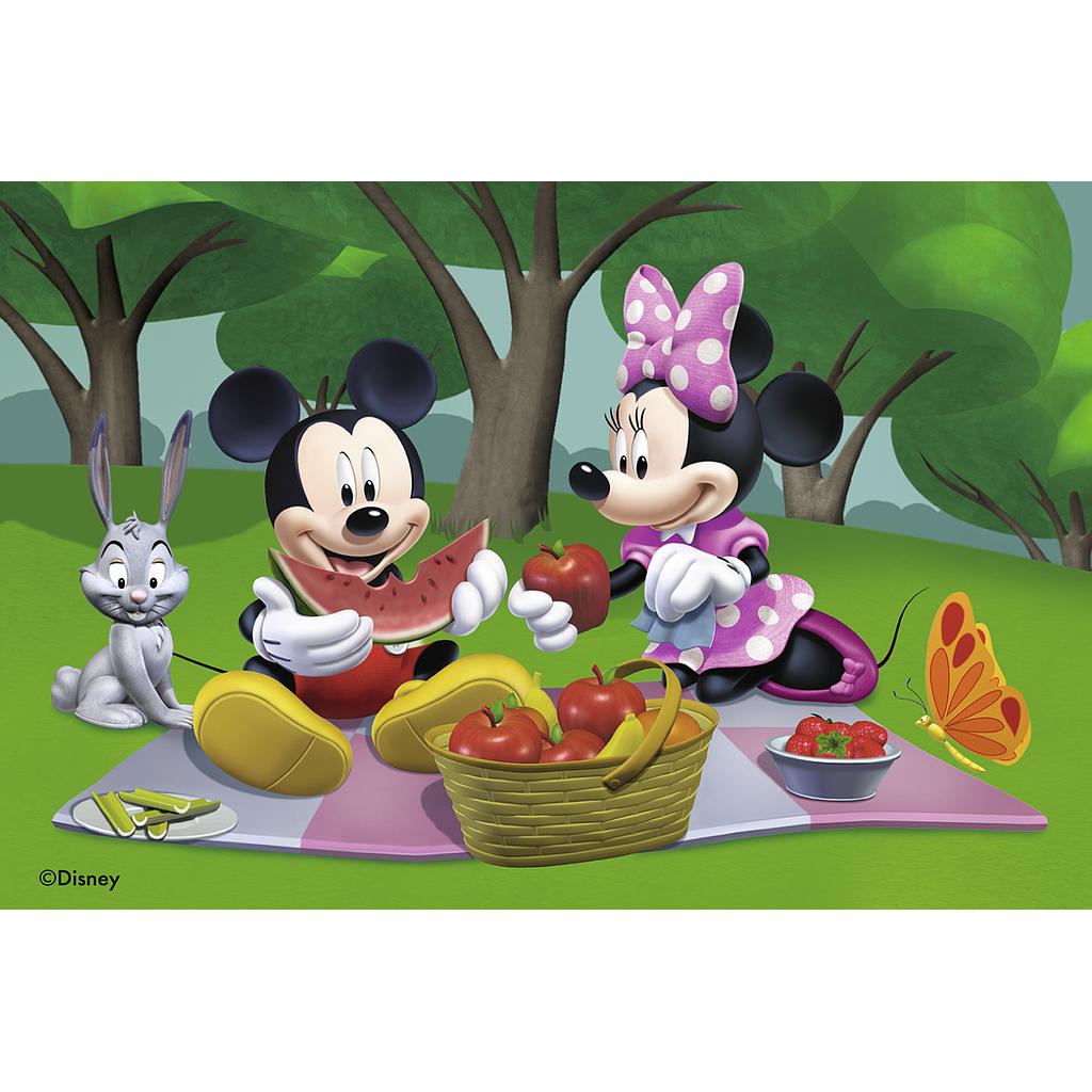 Ravensburger klotsipusle 6 tk  Miki Hiire klubi