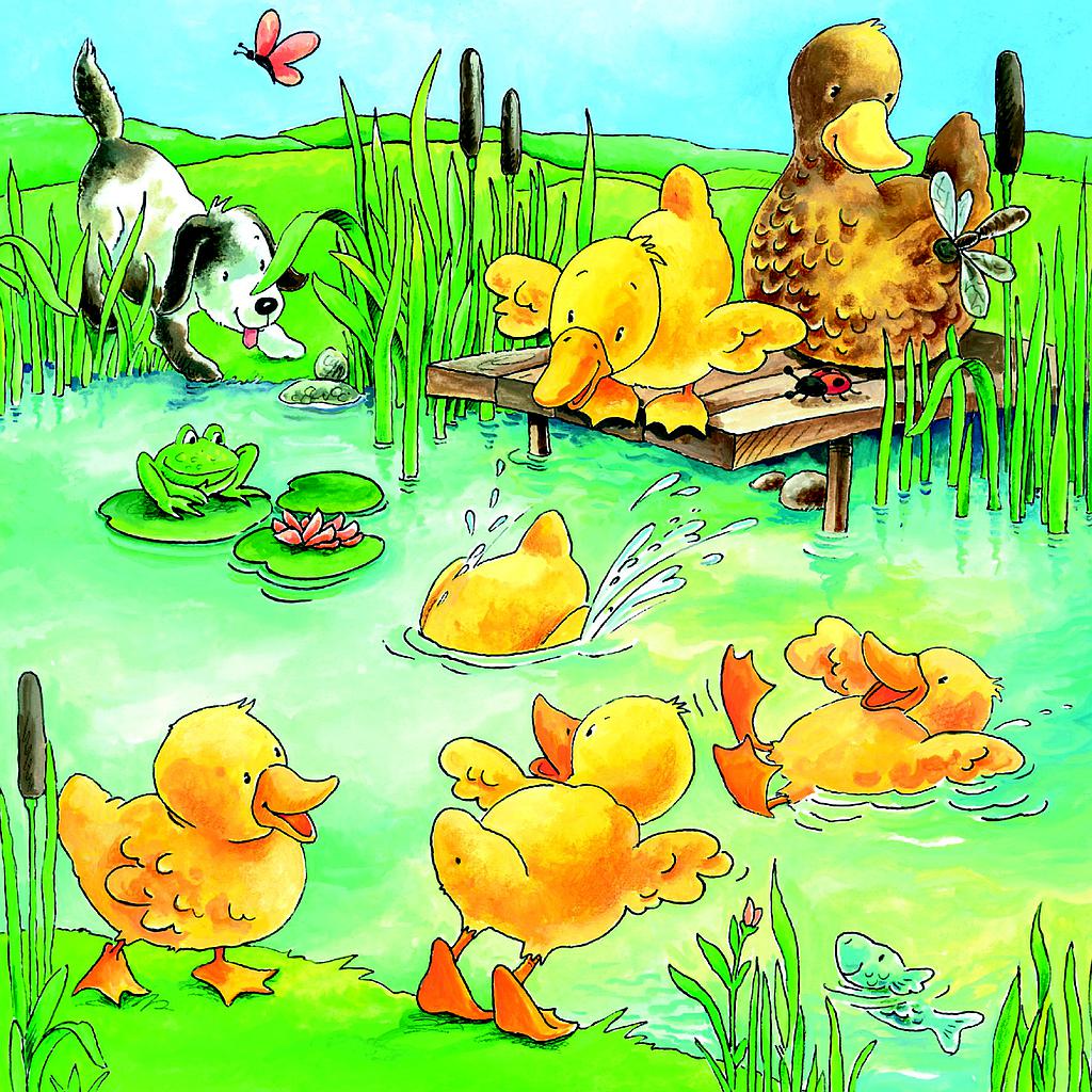 Ravensburger pusle 3x49 tk Farmiaed