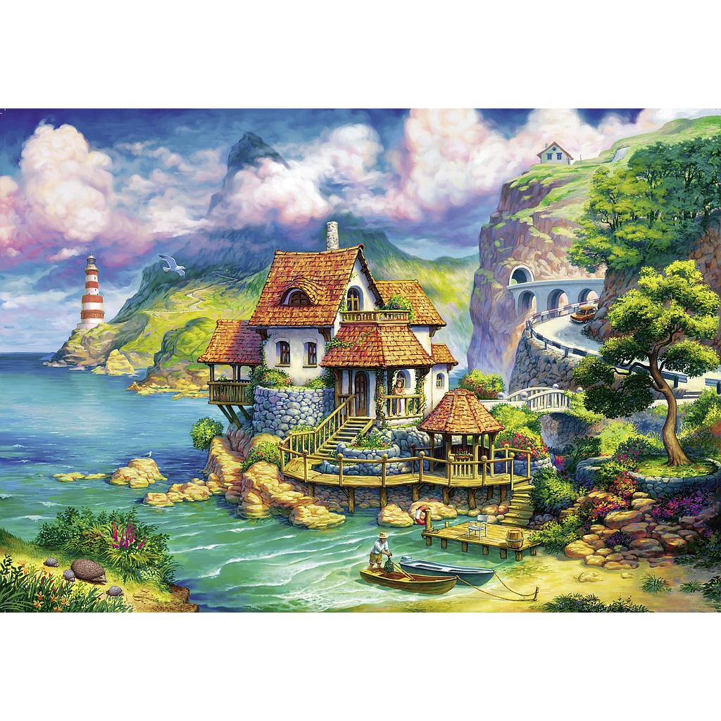 Ravensburger pusle 1000 tk Maja kalju ääres