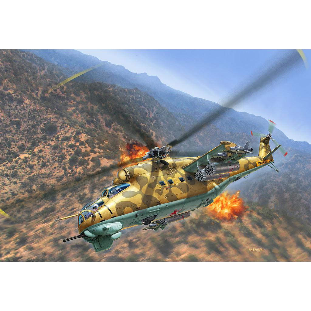 Revell mudelikomplekt Mil Mi-24D 