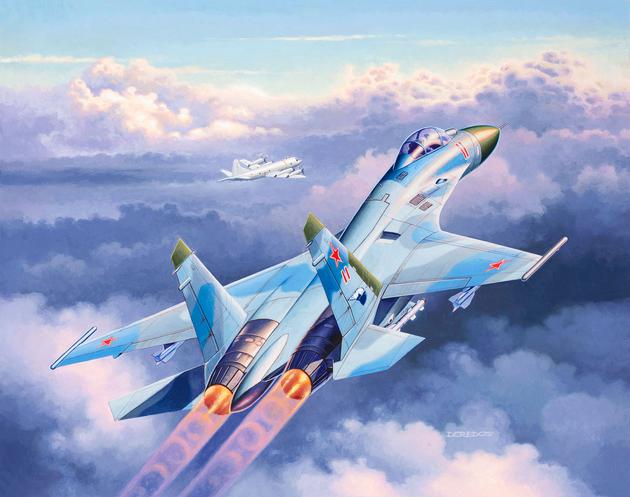 Revell mudelikomplekt Suchoi Su-27 Flanker 1:144