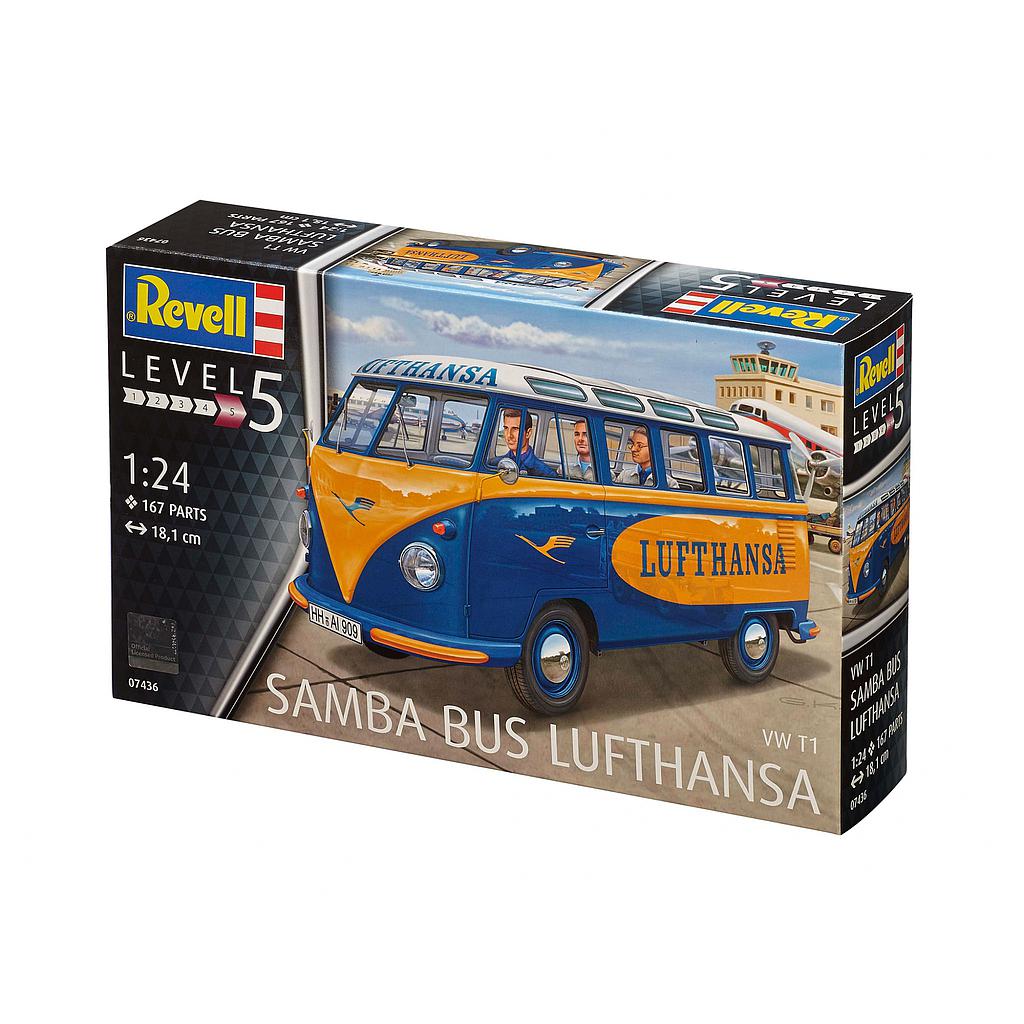 Revell VW T1 SAMBA BUS LUFTHANSA 1:24
