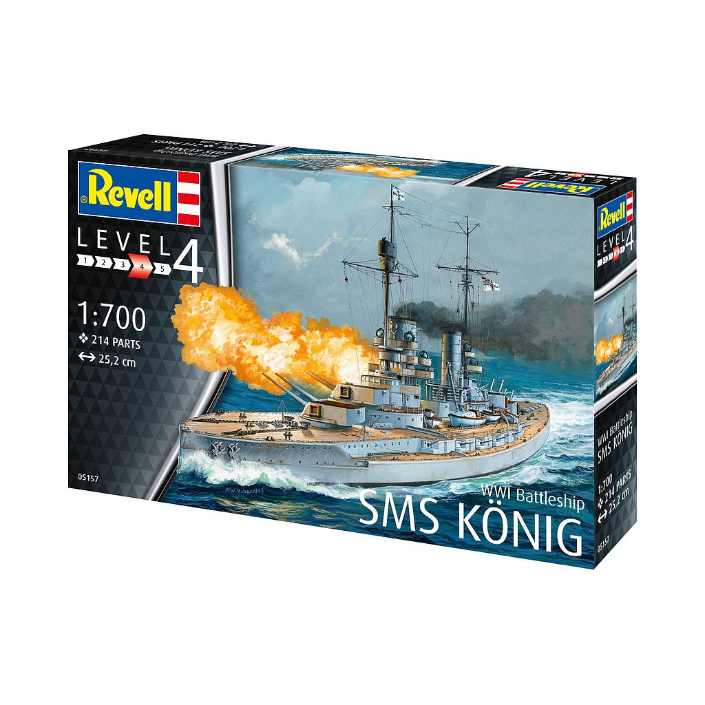 Revell WWI Battleship SMS KÖNIG 1:700