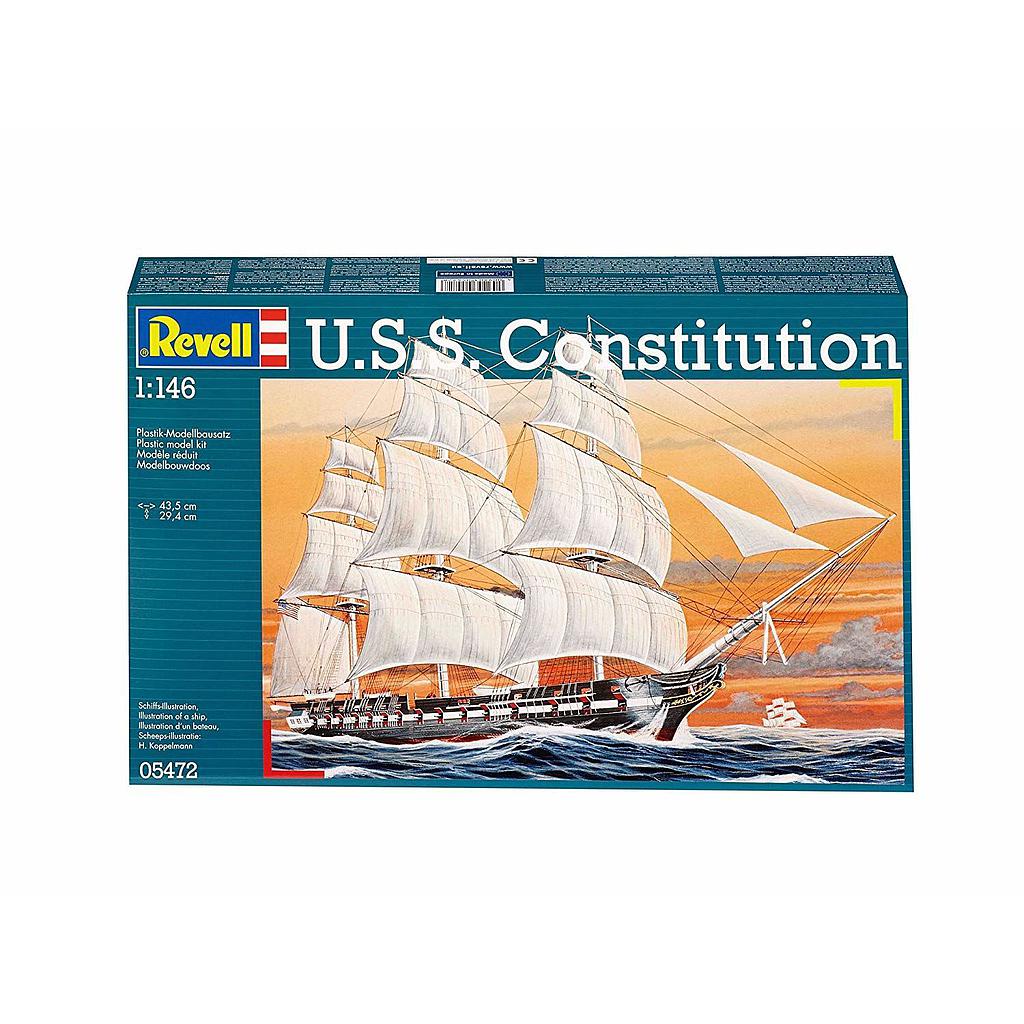 Revell U.S.S. Constitution 1:146