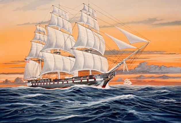 Revell U.S.S. Constitution 1:146