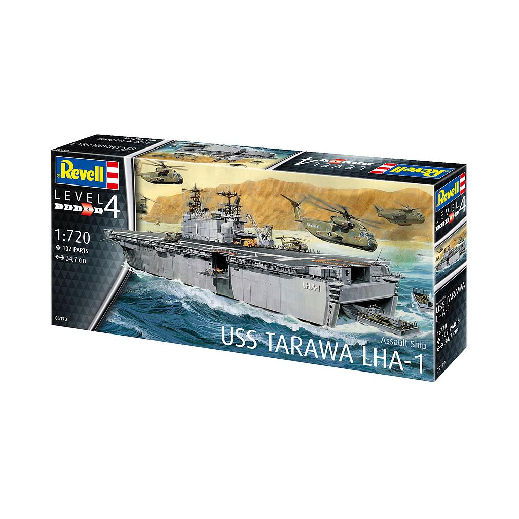 Revell Assault Ship USS Tarawa LHA-1 1:720