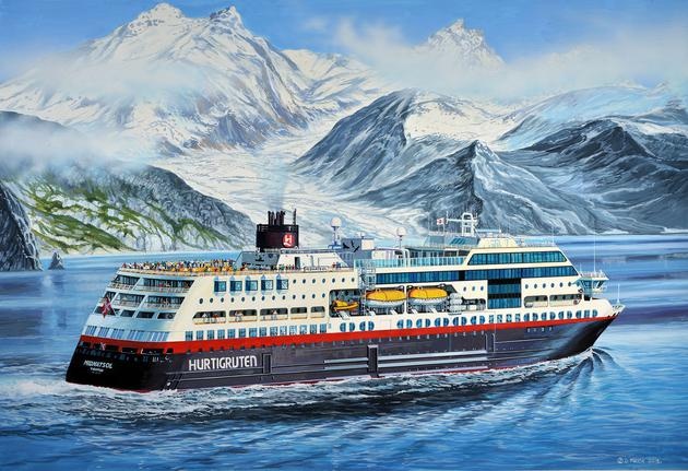 Revell liimitav mudel reisilaev MS Midnatsol 1:1200