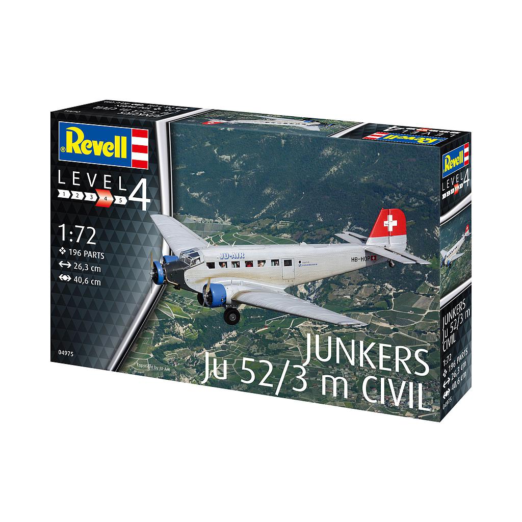 Revell Junkers Ju52/3m Civil 1:72