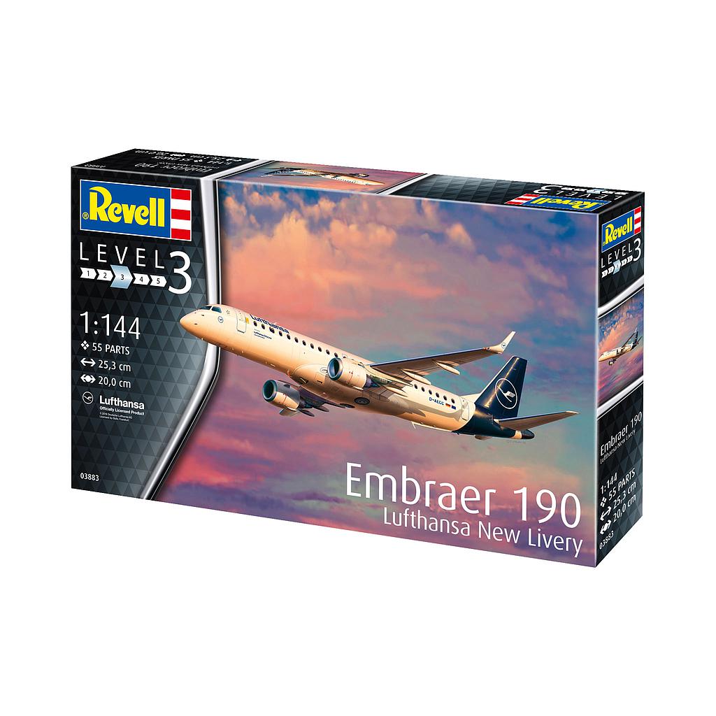 Revell Embraer 190 Lufthansa "New Livery" 1:144