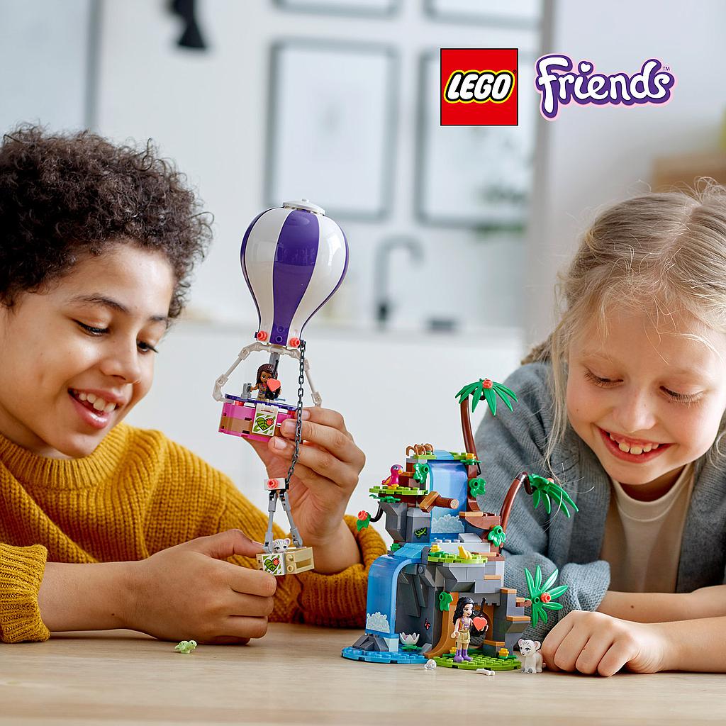 LEGO Friends Tiigri kuumaõhupalliga dzunglist päästmine