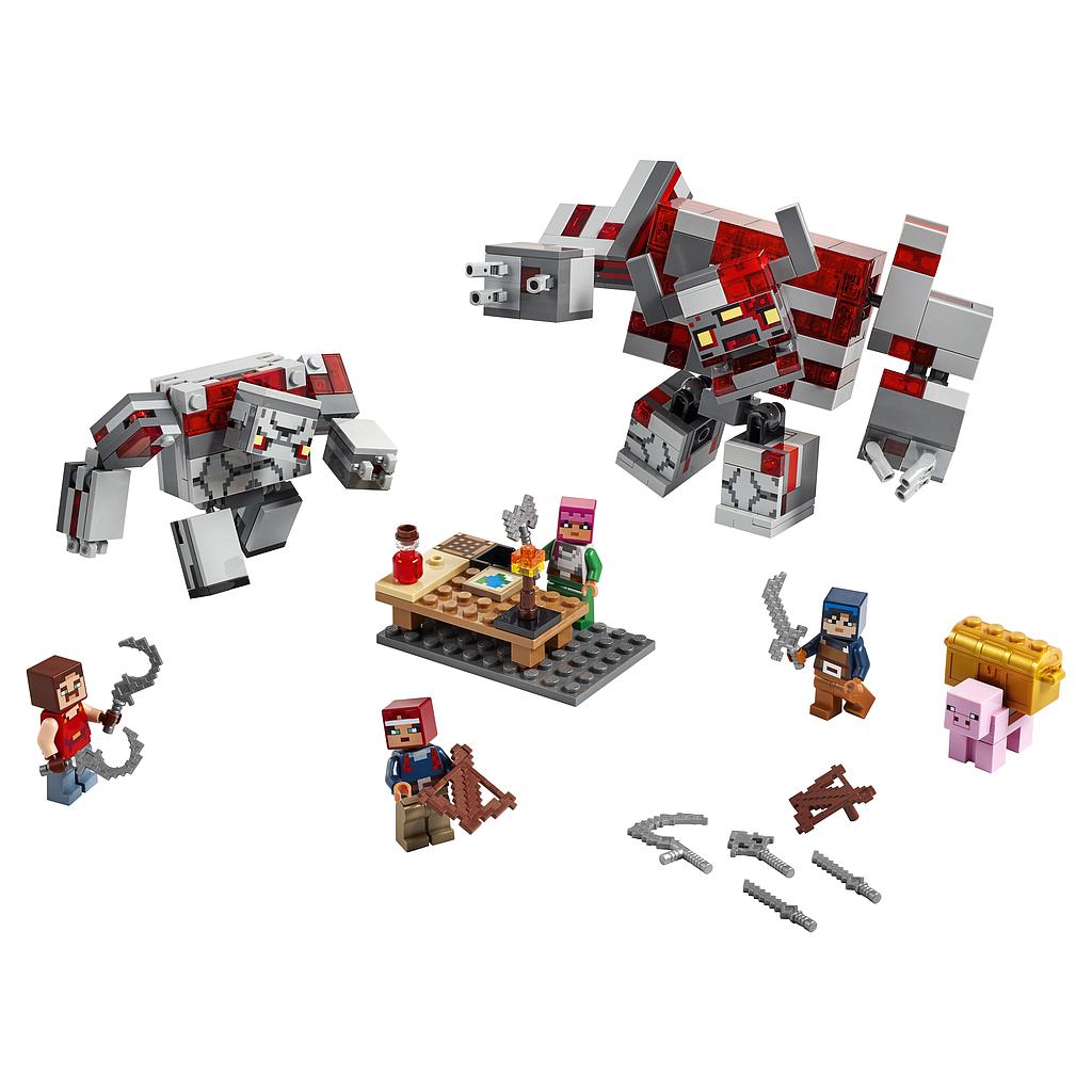 LEGO Minecraft Punakivi lahing 21163