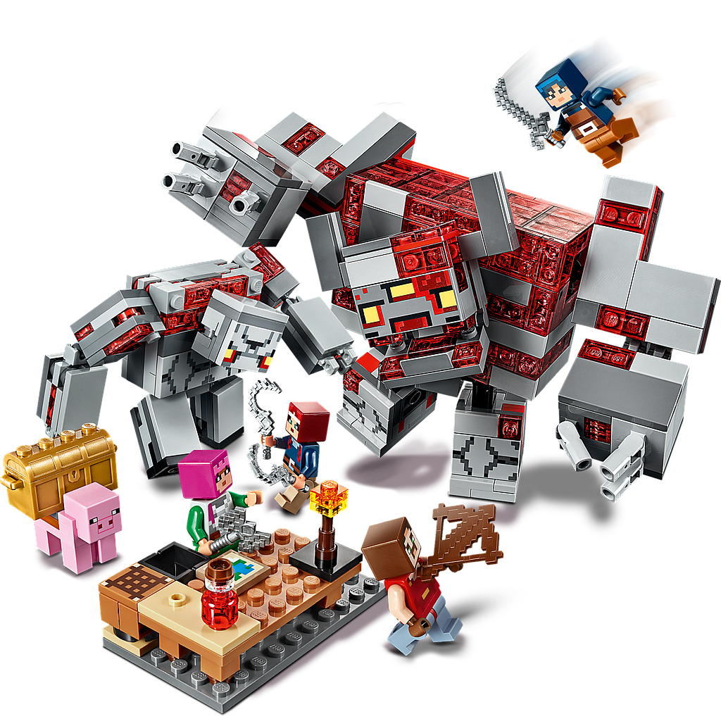 LEGO Minecraft Punakivi lahing 21163